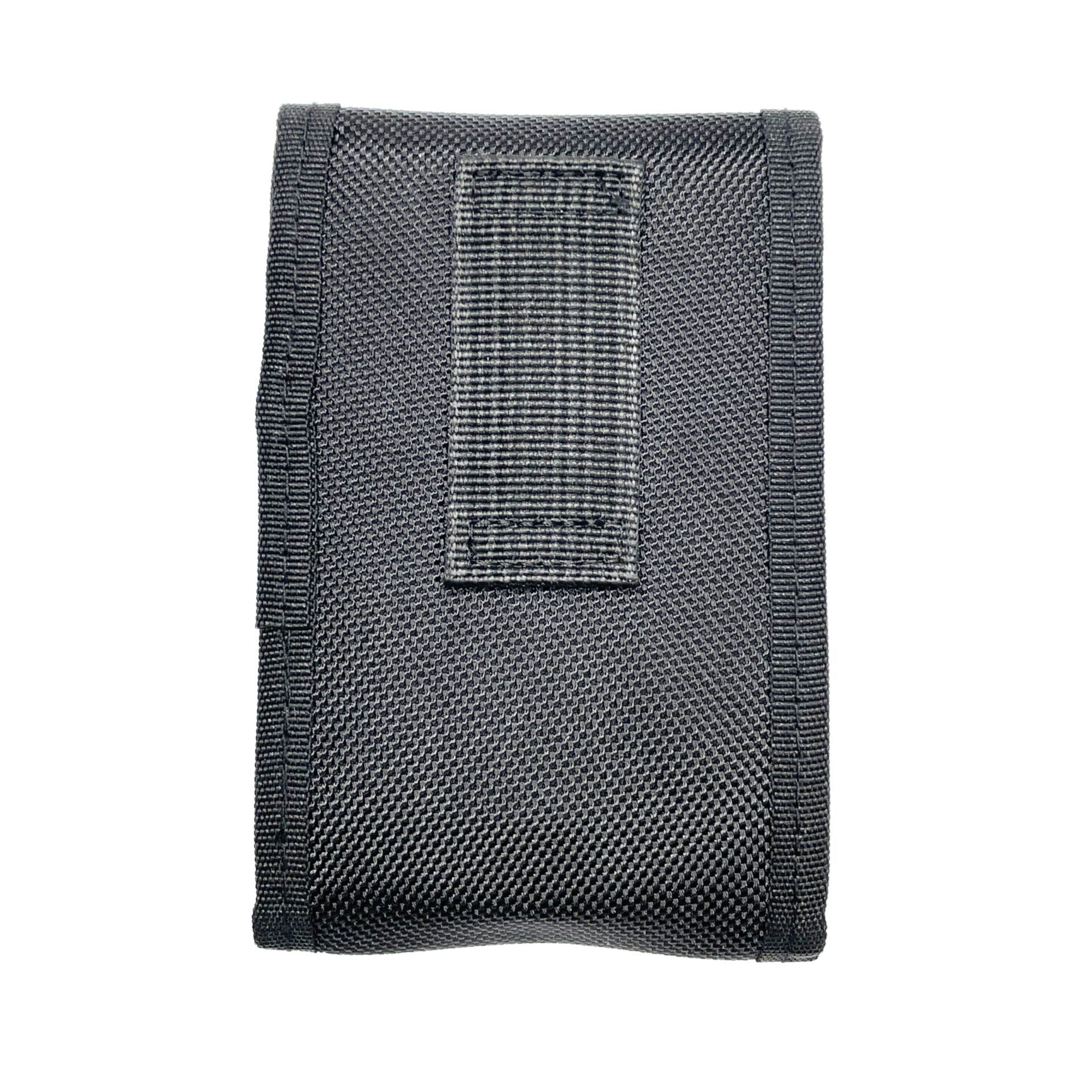 A black nylon Prestacycle T-Ratchet Pro Wallet Kit pouch with a textured surface, reinforced edges, and a horizontal front strap is designed to hold Bicycle Hand Tools. Photographed against a white background.