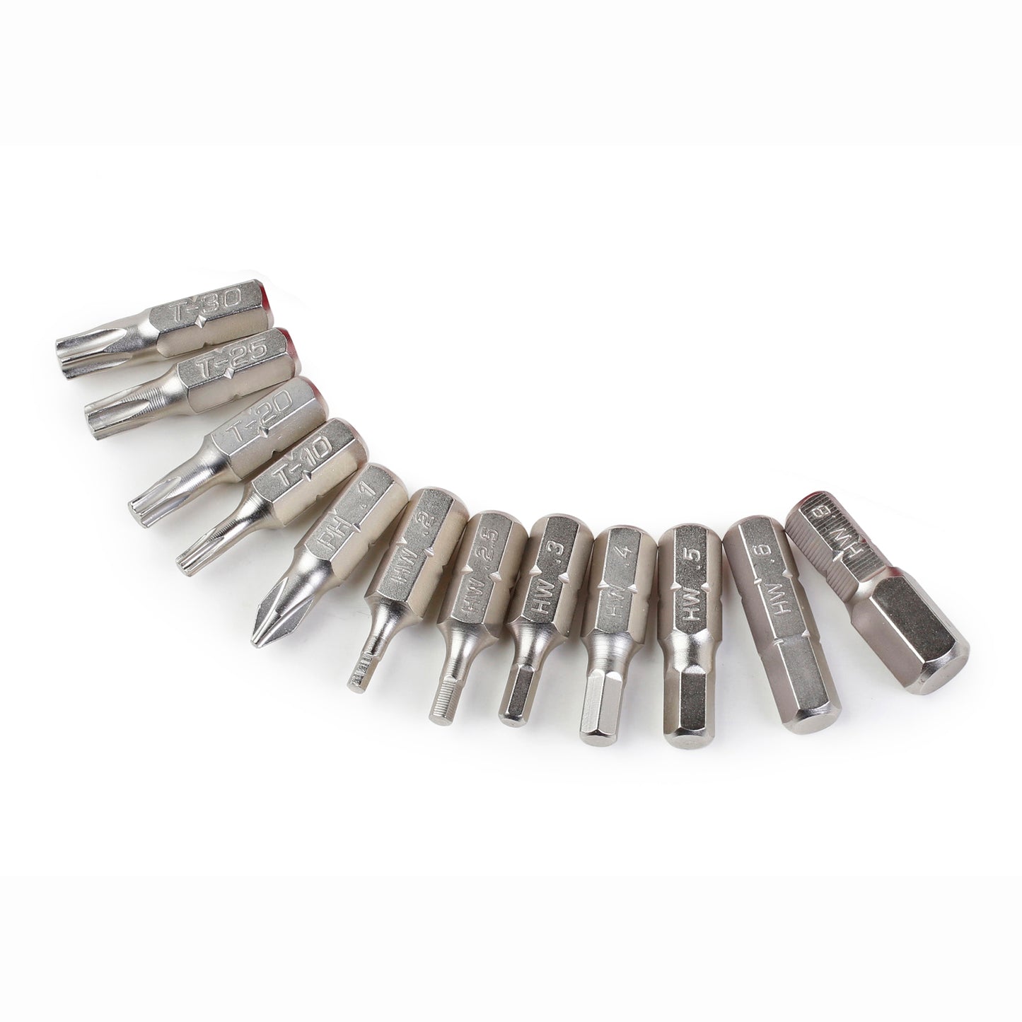 The Prestacycle Pro TorqKeys T-Handle Torque Tool bundle includes 4Nm–12Nm TorqKeys and 18 metal bits (Torx, Phillips, Hex) from Prestacycle, neatly arranged for torque tools on a white background.