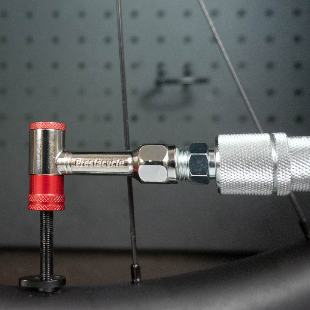 Prestaflator Mini Pro push-to-inflate Bicycle Inflation Tool, direct to air hose compressor head