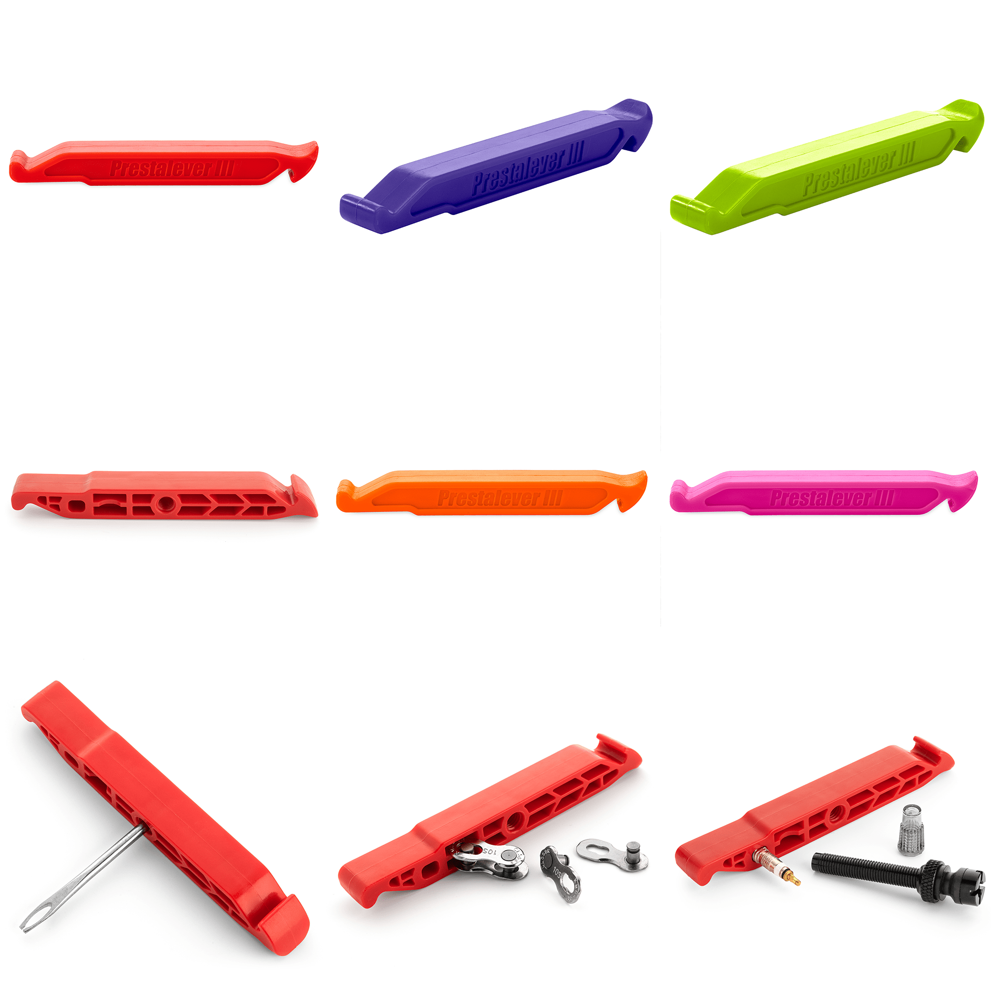 Prestalever GO - 5 tools - in - one - Multi - tool Tire Lever - Prestacycle