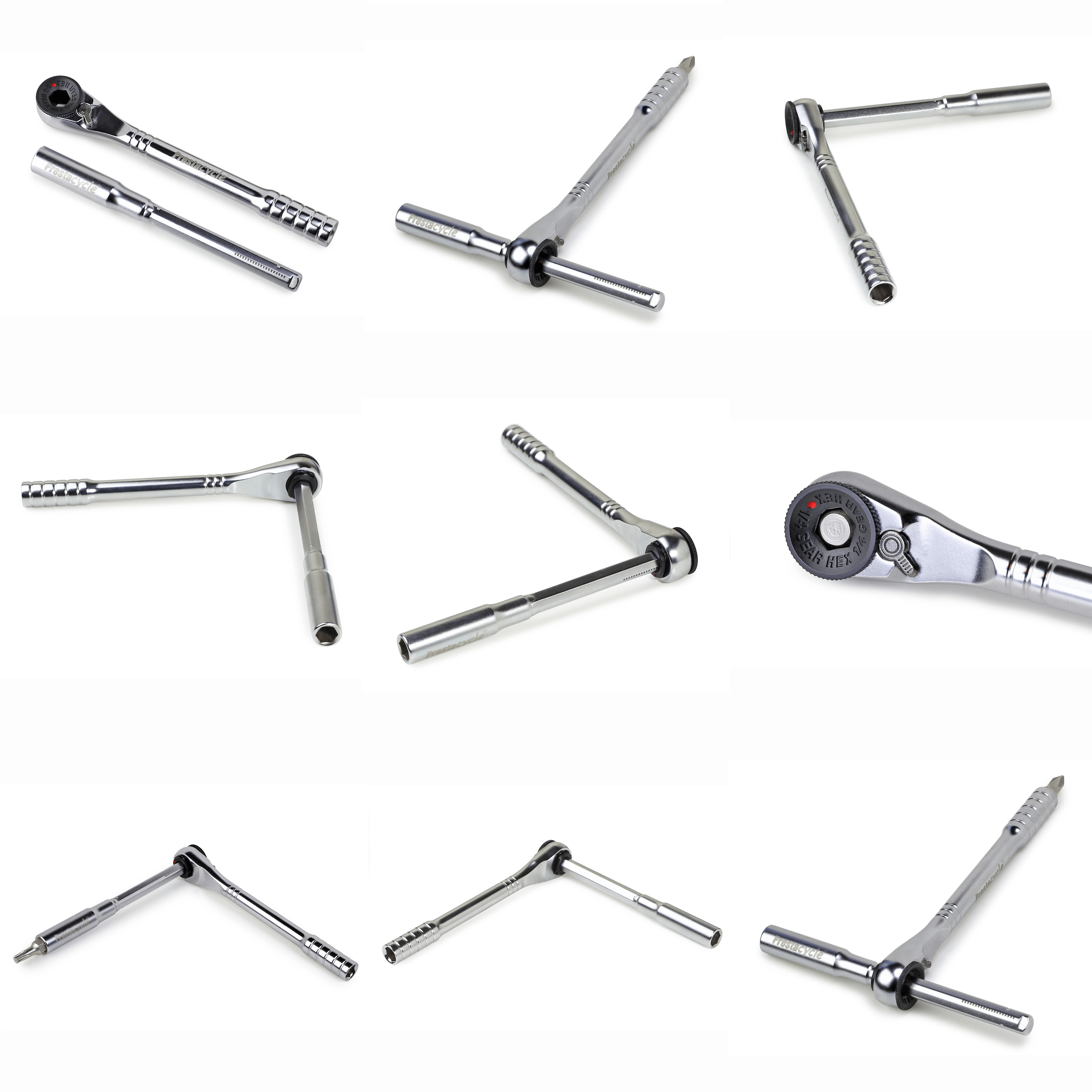 PrestaRatchet T - Handle Ratchet Deluxe - 3 way Ratchet and T - Handle Tool Kit - Prestacycle