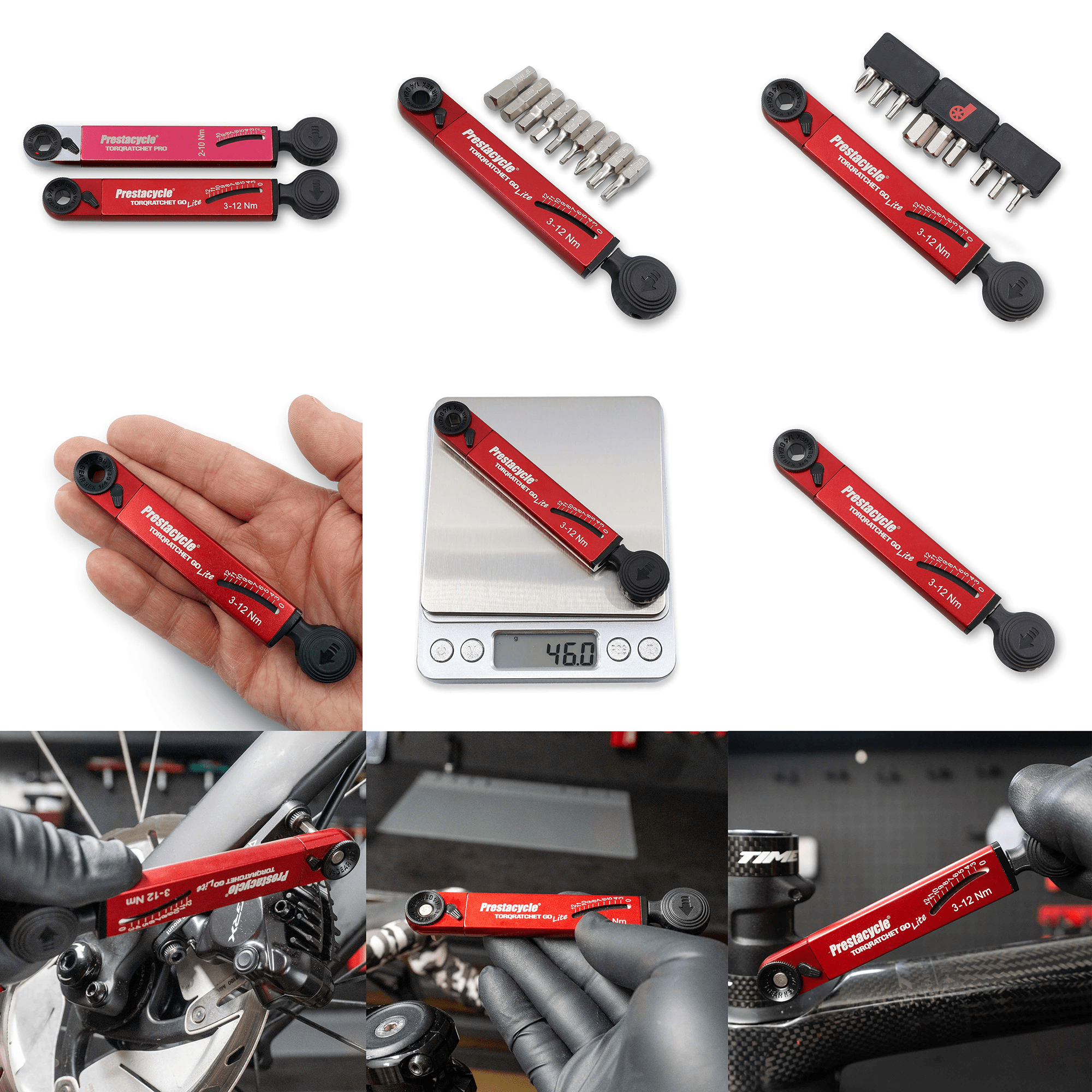 TorqRatchet GO Lite - Portable 3~12Nm Torque Multi - tool Ratchet - Prestacycle