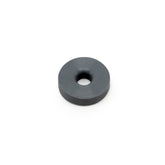 The Prestacycle Prestaflator Mini Presta Head Gasket is a small, flat, round black disc with a center hole, shown on a white background. This component ensures Presta valve compatibility for the Prestaflator MINI.