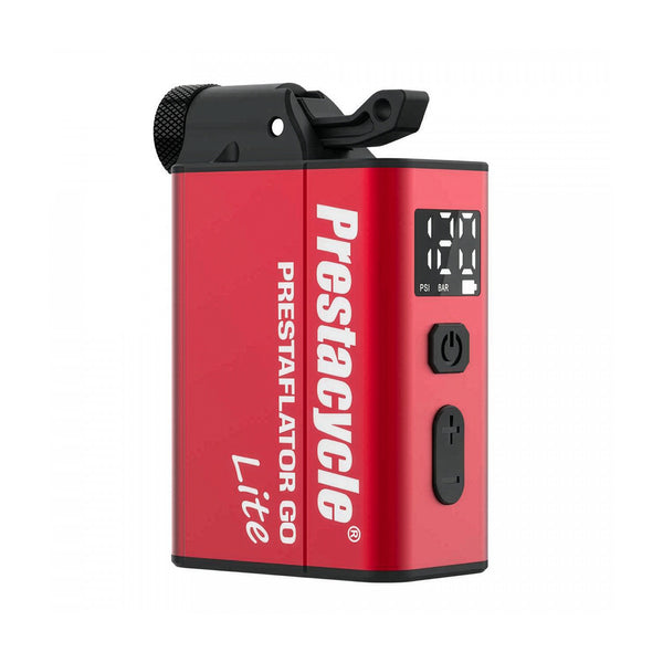Prestaflator GO Lite - Prestacycle pocket digital bicycle tire inflator prestaflator go lite