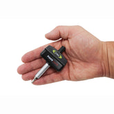 A hand holds the Prestacycle Mini TorqKeys, a calibration-free preset torque tool in black and silver, clearly marked at 4Nm—ideal for precise work without a traditional torque wrench. Includes 6 bits & holder, 3Nm/4Nm/5Nm bundle.