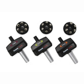 Three Prestacycle Mini TorqKeys—preset torque tools at 3Nm, 4Nm, and 5Nm—are shown with their labeled interchangeable bit sets and holders, all neatly arranged on a white background.