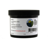 Prestacycle One Cream by Prestacycle comes in a 4 oz. black plastic jar with a screw-on lid, labeled with use directions, a USDA Certified Bio-Based Product logo, ASTM lubricant testing info, barcode, and website link.