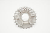 A close-up of the Prestacycle UniBlock PRO Cassette (11 Speed) for Campagnolo, featuring multiple sprockets and circular cutouts in durable Chrome Molybdenum Steel, displayed on a plain white background.