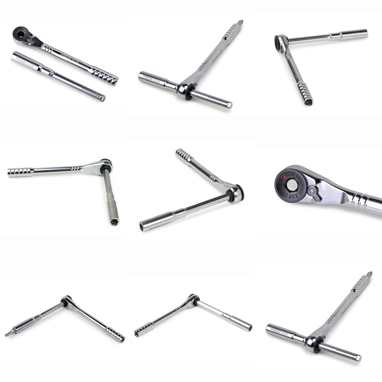 PrestaRatchet T-Handle Ratchet - 3 way Ratchet and T-Handle Tool set (Ratchet and Extension only)